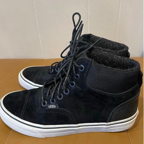 Vans Era-hi Pig Suede & Nylon Black White‎ Skateboard Shoes Sneakers Size Mens 8 main image 5